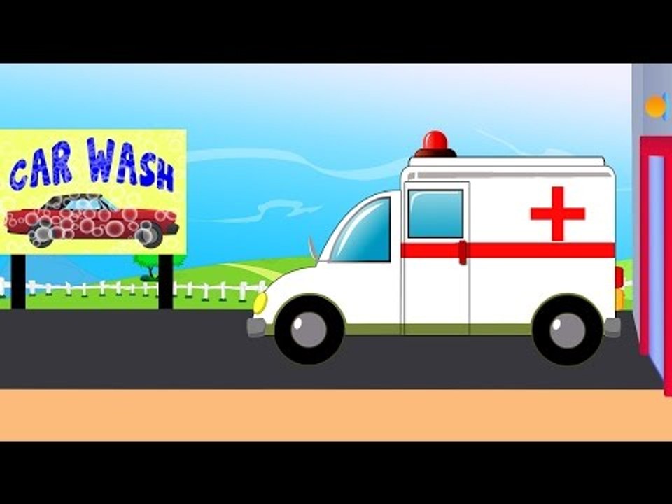 Ambulance Car Wash Car Wash For Children video Dailymotion
