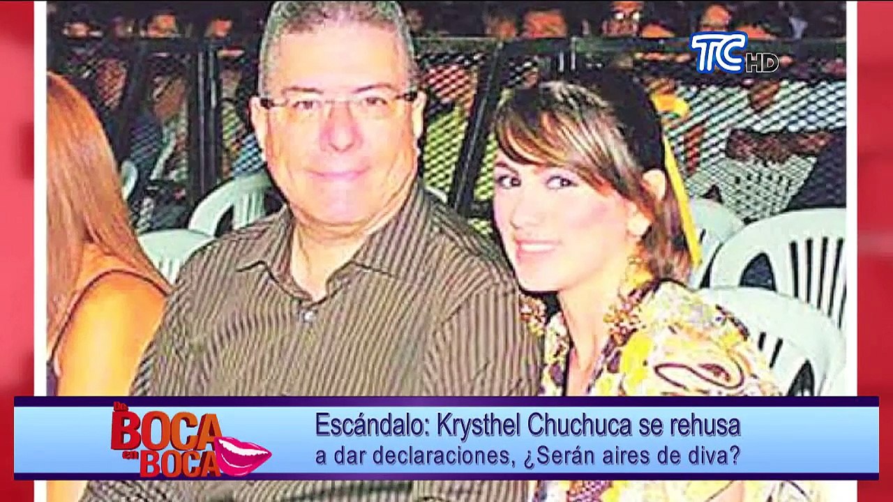 Krysthel Chuchuca se rehusa a dar declaraciones, ¿Serán aires de diva?