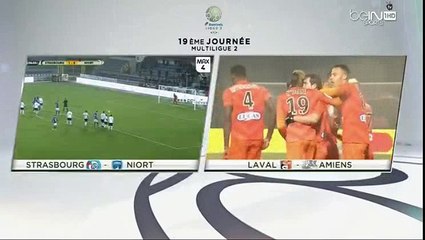 Khalid Boutaib Penalty Goal HD - Estrasburgo 2 - 0	 Niort 15.12.2016