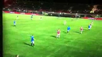 Hamilton vs Rangers 0-2  waghorns second goal  16-12-2016