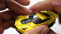 TOMICA Toys Cars: Honda CR-V, HOT WHEELS Toy Car: Corvette C7.R | Collection Toys Videos For Kids