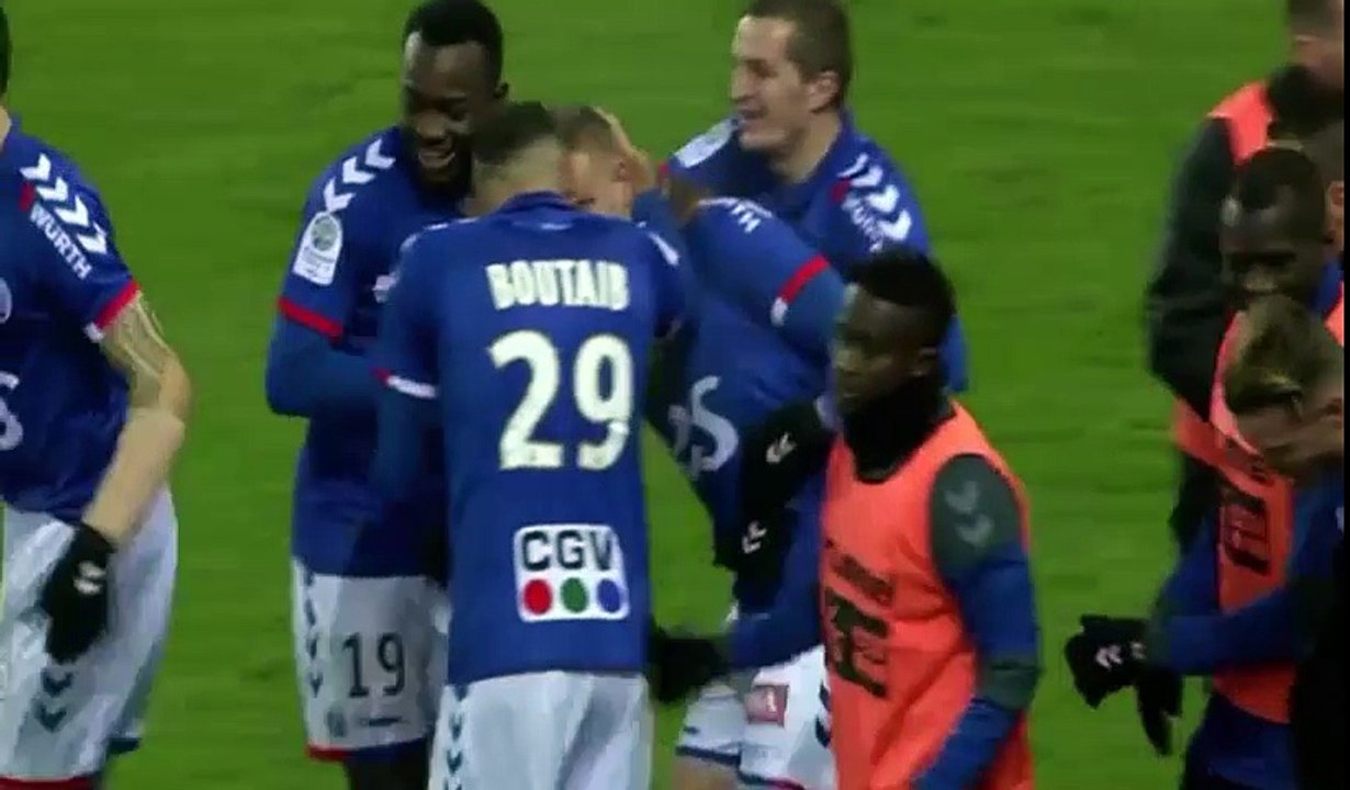 RC Strasbourg 3-0 Chamois Niortais FC - Tous Les Buts (16.12.2016)  - Ligue 2