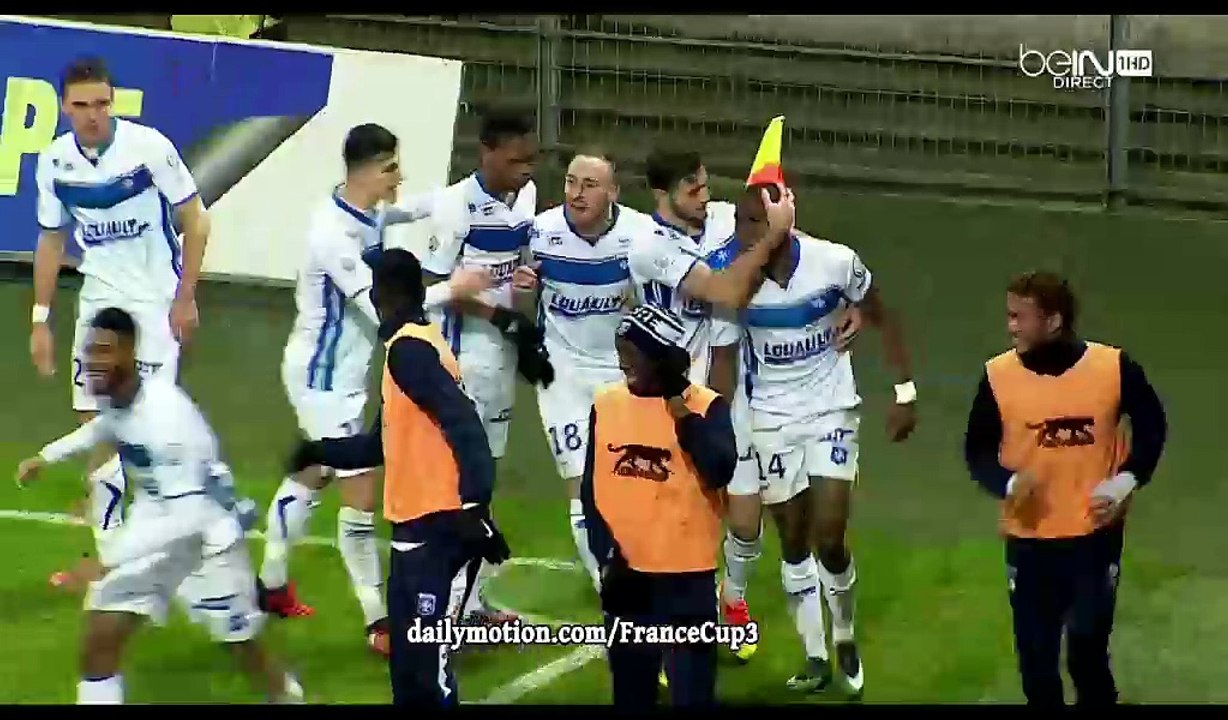 All Goals & Highlights HD - Auxerre 1-1 Valenciennes - 16-12-2016