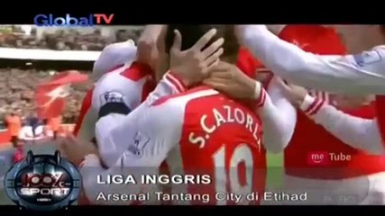 Arsenal Tantang Manchester City di Etihad