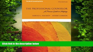 Best Price The Professional Counselor: A Process Guide to Helping with MyCounselingLab without