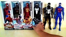 Spider man armor toy, spider man 2099, Black Spiderman, Agent Venom, Iron Spider, ultimate Spiderman