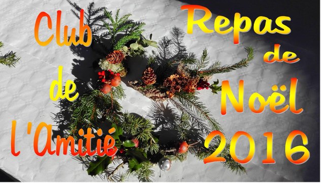 Repas de Noël 2016 du Club de l'amitié de Lit et Mixe