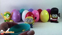 Minions 12 Surprise Eggs | Kevin Stuart Bob & more Minion Toy Surprises