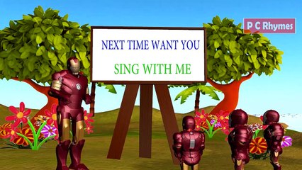 Iron Man ABC Song|Alphabet Song for Preschoolers|English Song|Best Children Rhyme