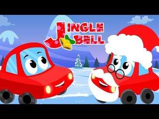 Little Red Car | Jingle Bells | Merry Christmas | Car songs for children