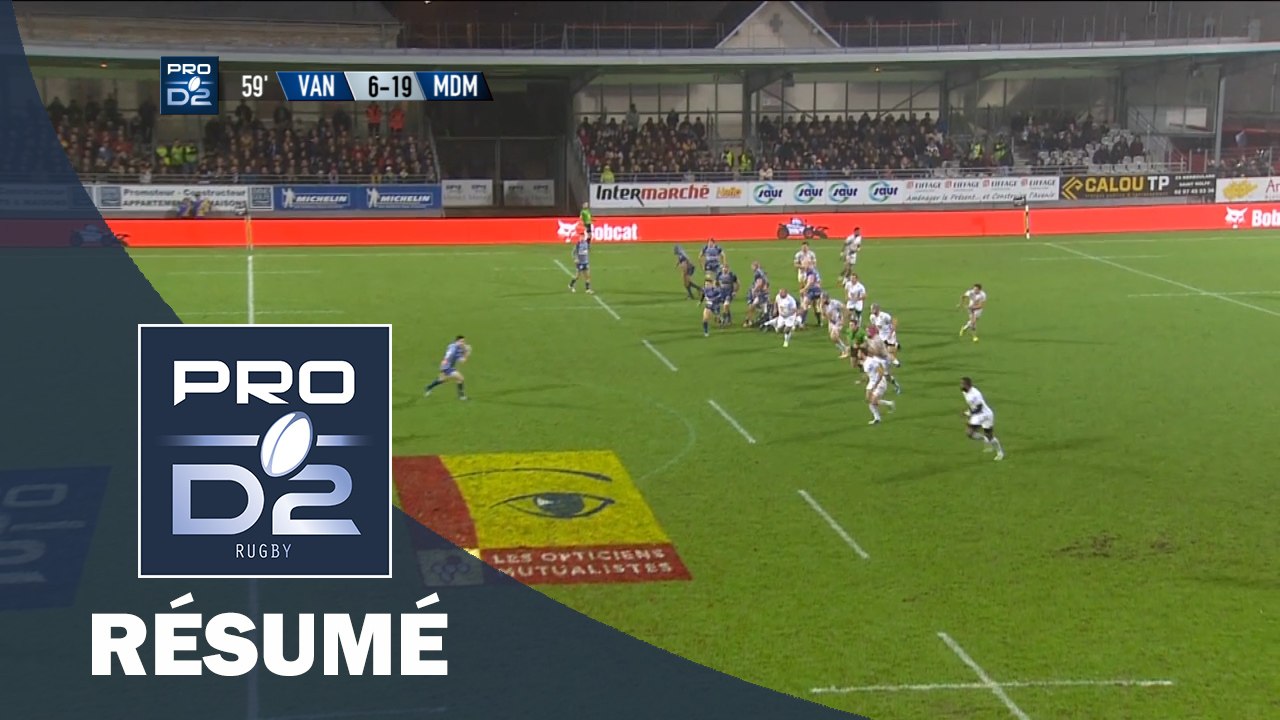 PRO D2 - Résumé Vannes-Mont de Marsan: 13-26 ...