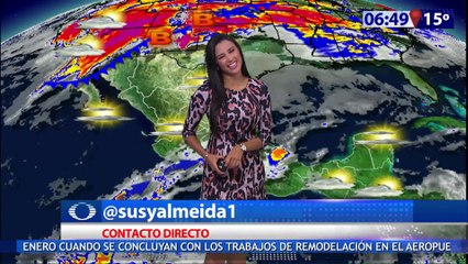 Susana Almeida Pronostico del Tiempo 16 de Diciembre de 2016