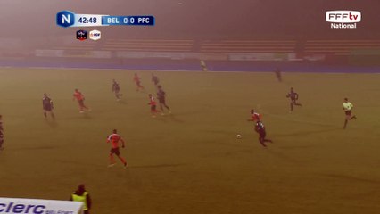 Centre dévié au premier poteau