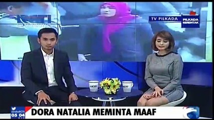 Dora Natalia Temui dan Minta Maaf ke Aiptu Sutisna