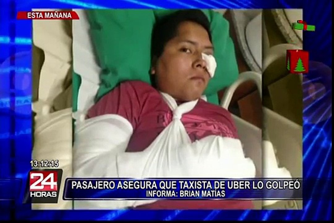 Pasajero denuncia agresión por parte de taxista de Uber