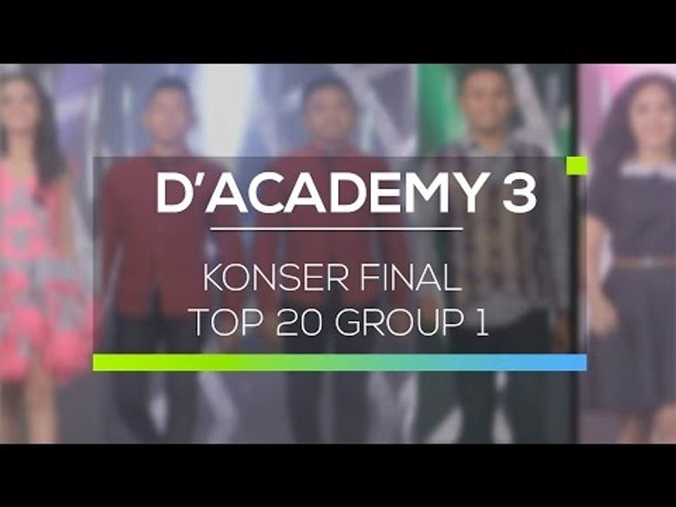 HIhglight D'Academy 3 - Konser Top 20 (Group 1)