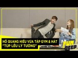 Hồ Quang Hiếu vừa tập gym & hát 