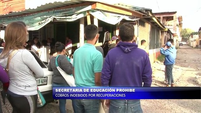 Secretaria de educacion prohibe cobros por recuperaciones