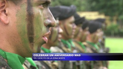 Celebran un aniversario mas del ejercito en la Zona Norte