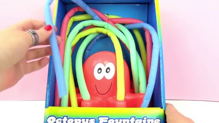 Octopus fontein | Waterspeelgoed met wild spuitende tentakels | Unboxing