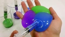 DIY How To Make Colors Paints Syringe Slime Water Balloons Clay Toys - nursery rhymes