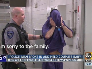 Tempe man accused of breaking into apartment, holding baby