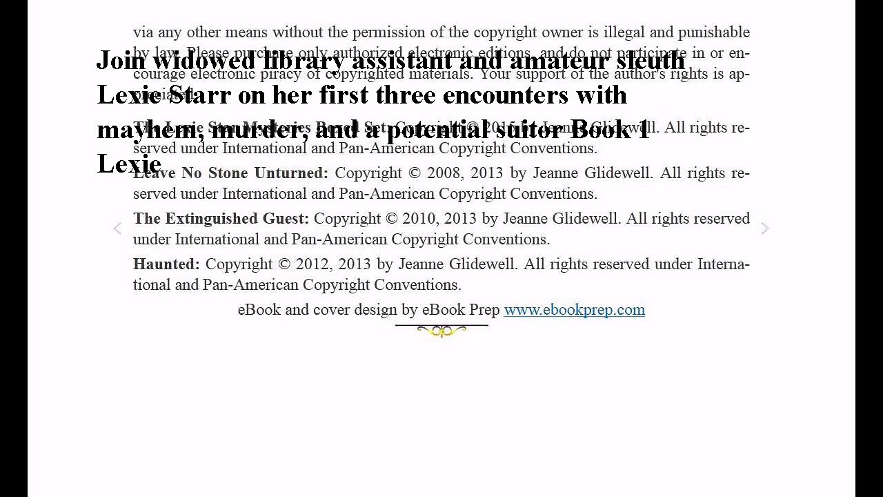 Download Lexie Starr Cozy Mysteries Boxed Set (Three Complete Cozy Mysteries in One) ebook PDF