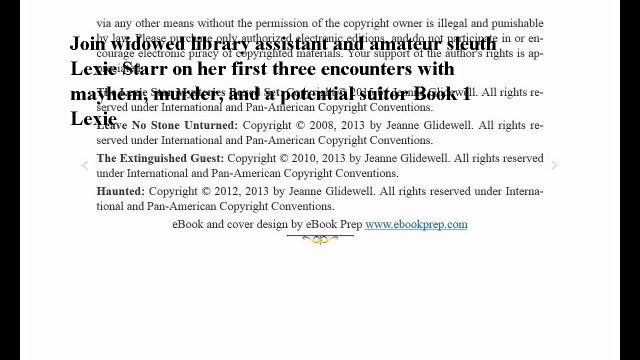 Download Lexie Starr Cozy Mysteries Boxed Set (Three Complete Cozy Mysteries in One) ebook PDF