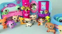 LPS McQueen Family Buys Littlest Pet Shop Pet Lightning McQueen Sally Micro Drifters Get Puppy