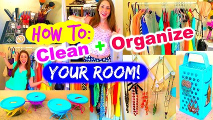 How to Clean & Organize your Room! DIY's   Life Hacks!