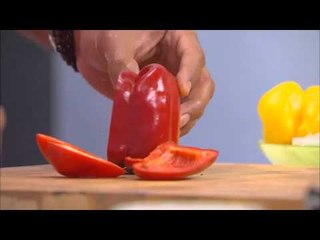 طاجن سمك ثعبان صوص احمر - سلاطة بصل | شبكة وصنارة حلقة كاملة