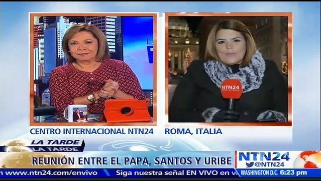 Santos y Uribe marcaron posturas contrarias en reunión con el papa Francisco