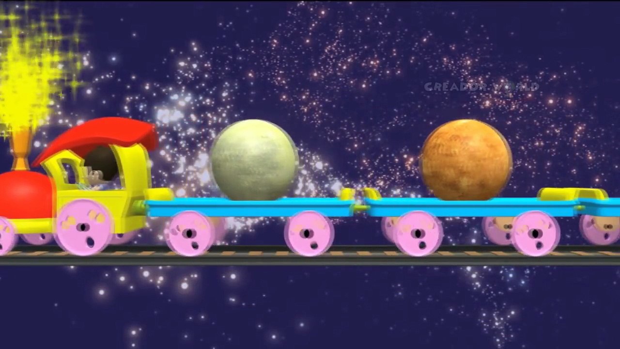 The Planet Train For Kids | Learn About Planet Names | Creador Nursery Rhymes