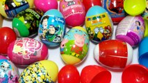 50 Surprise Eggs - Peppa La Cerdita,peppa pig in inglish,сюрприз яйца and kinder surprise