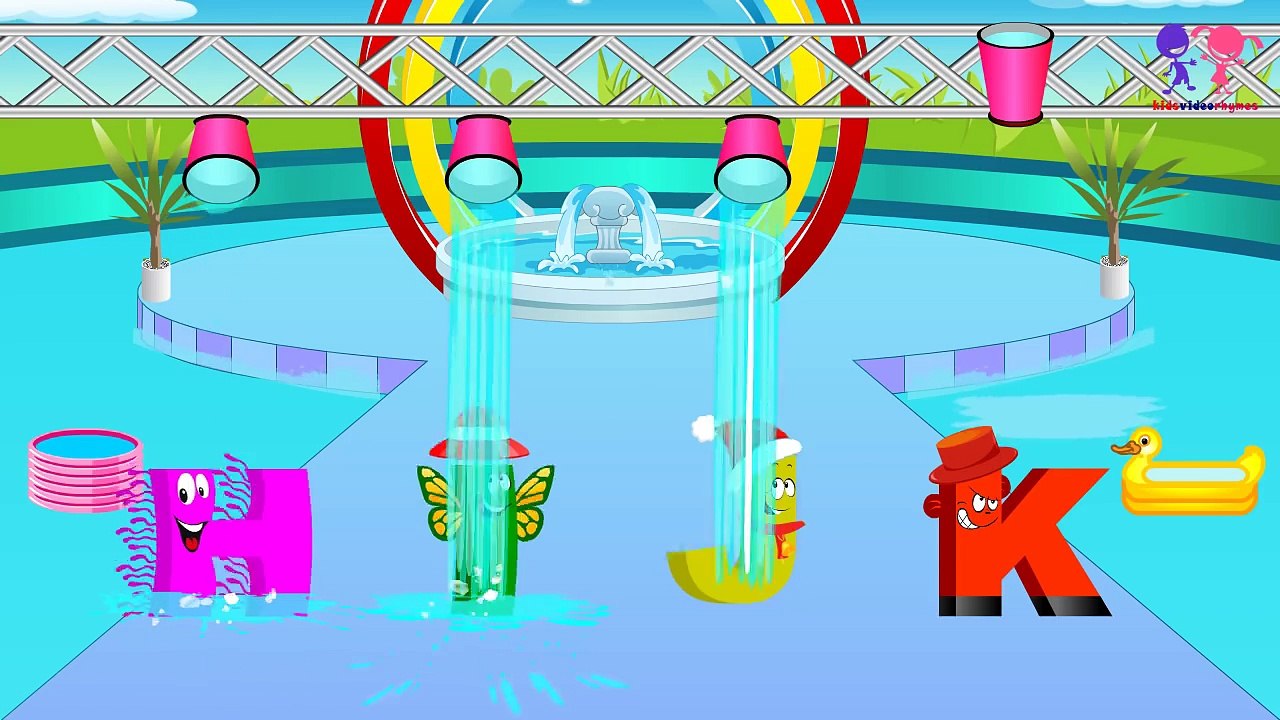 ABC Song | ABC The Bucket of Water song | ALS Ice Bucket Challenge | Phonics Rhyme | Alphabets Song