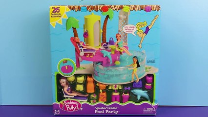 FROZEN Elsa Disney Princess POOL PARTY Polly Pocket Color Change Dolls Ariel Mermaids Barbie Toys