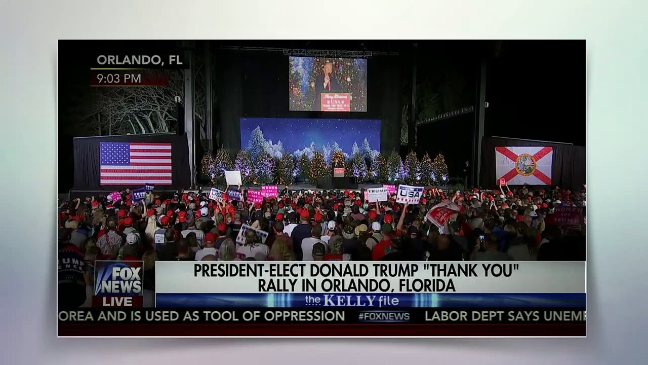 "The Kelly File" by Megyn Kelly | Fox News Show | December 16, 2016