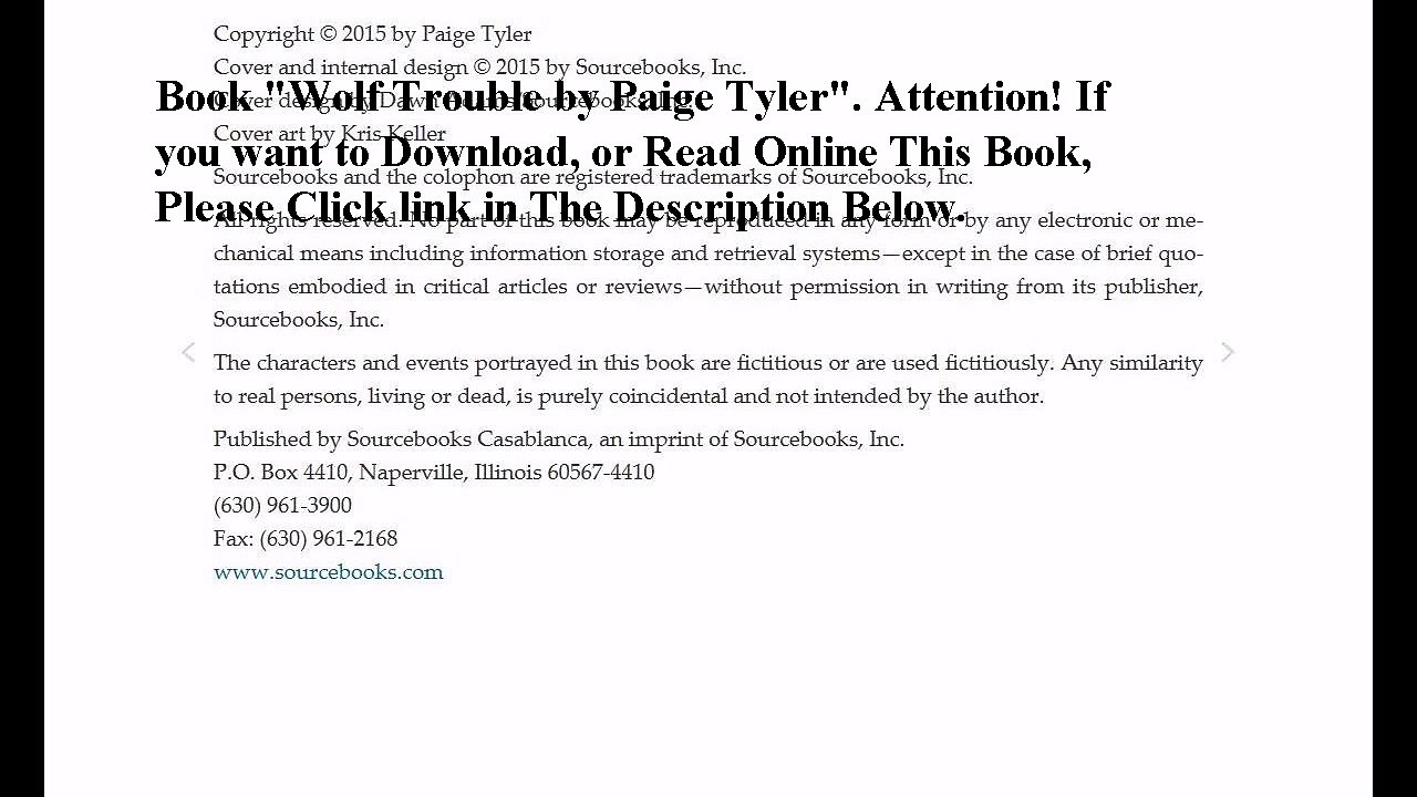 Download Wolf Trouble ebook PDF