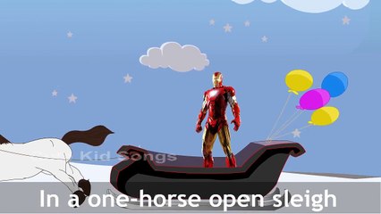 Iron Man Jingle Bells | 3D Animation Rhymes | Most Popular Iron Man Jingle Bell Rhymes For Kids