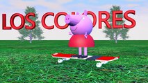 peppa pig los colores - videos infantil español para niños - los colores en inglés