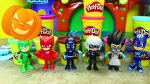 PJ Masks Play Doh Halloween Costumes Dress-Up & Makeovers Catboy, Owlette, Gekko, Romeo & Luna Girl