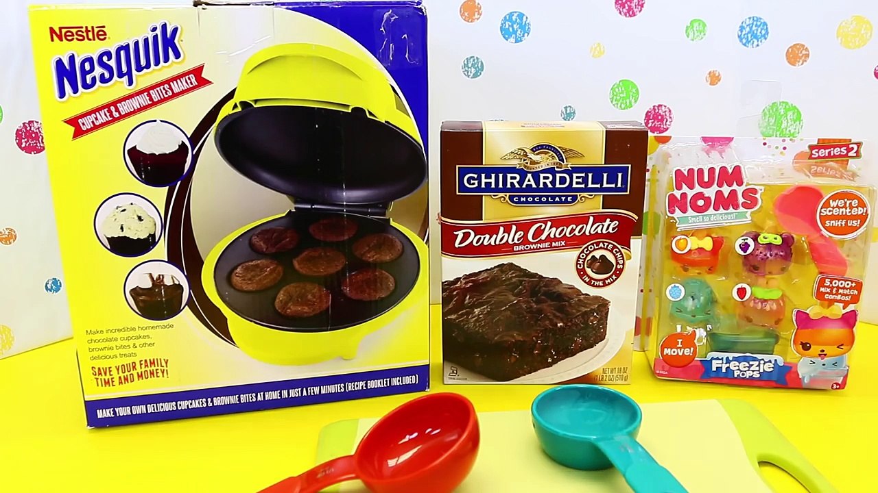 Mini Brownie and Cupcake Maker + Oreo Mint Ice Cream with The Chocolate Nesquik Cup Cake Maker!