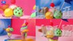 Play Doh Ice Cream Surprise Eggs | Rainbow Ice Cream Sundae with Disney Frozen and Shopkins Toys