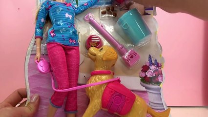 barbie puppen videos deutsch - Barbie und ihr Stubenreines Hündchen - BDH74 Puppe unboxing review
