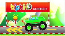 Learn Colors with Monster Trucks for Children - Learn Colors - Video For Kids