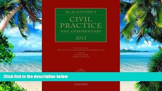 Buy NOW  Blackstone s Civil Practice: The Commentary 2012 (Blackstones Civil Practice: Commentary
