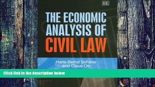 Buy NOW  The Economic Analysis of Civil Law Hans-Bernd Schafer  Book