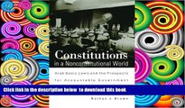 BEST PDF  Constitutions in a Nonconstitutional World: Arab Basic Laws and the Prospects for
