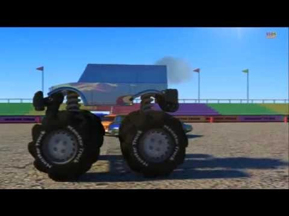 Monster Trucks stunts | Stunts For Kids | kids videos