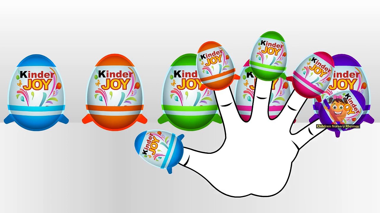 Kinder Joy Finger Family | Finger Family Rhymes | Kinder Joy Surprise Eggs for Kids
